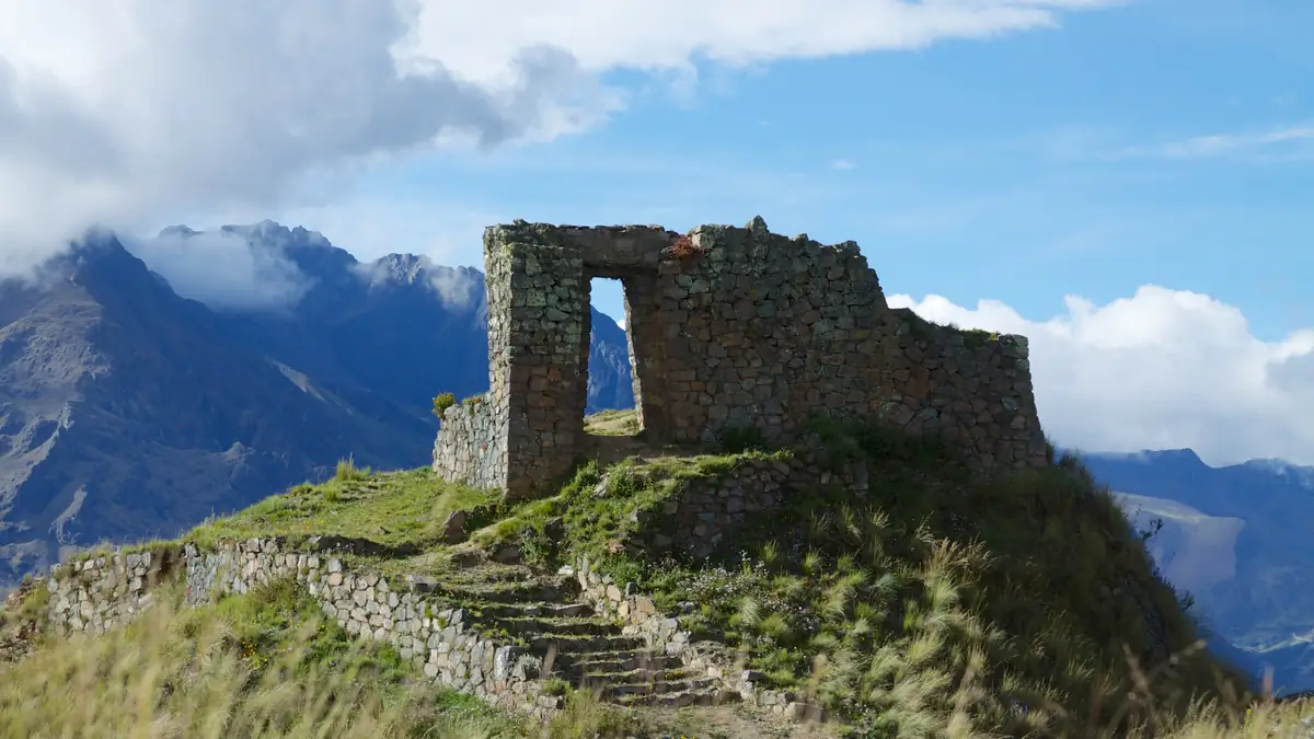 The Sun Gate Inti Punku at the end of the Inca Trail