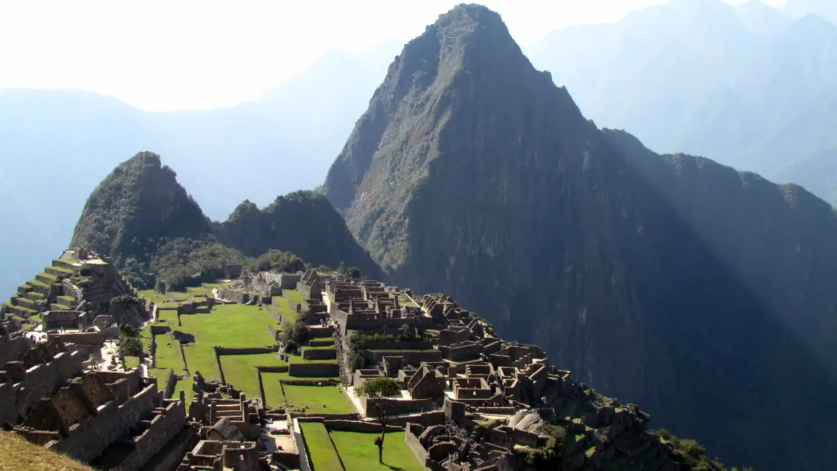 Machu Picchu from the Guard House on the morning of day two